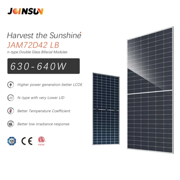 DeepBlue 4.0 JA Solar Panel JAM72D40 LB 605W