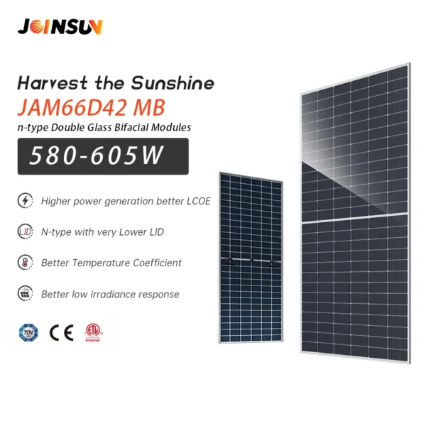 DeepBlue 4.0 JA Solar Panel JAM66D42 MB 600W
