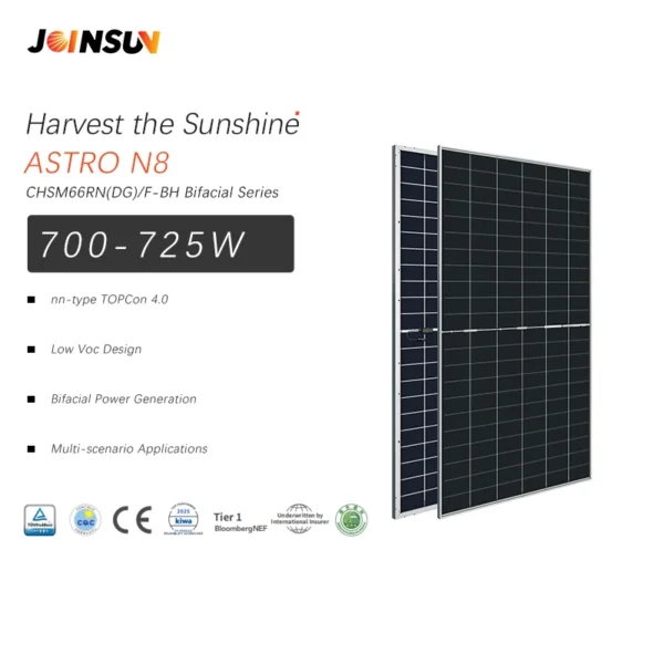 ASTRO N8 CHSM66RN(DG)/F-BH Bifacial Series